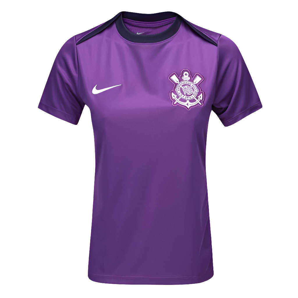 Camisa Corinthians Treino 25/26 Nike Feminina - Roxo