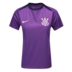 Camisa Corinthians Treino 25/26 Nike Feminina - Roxo