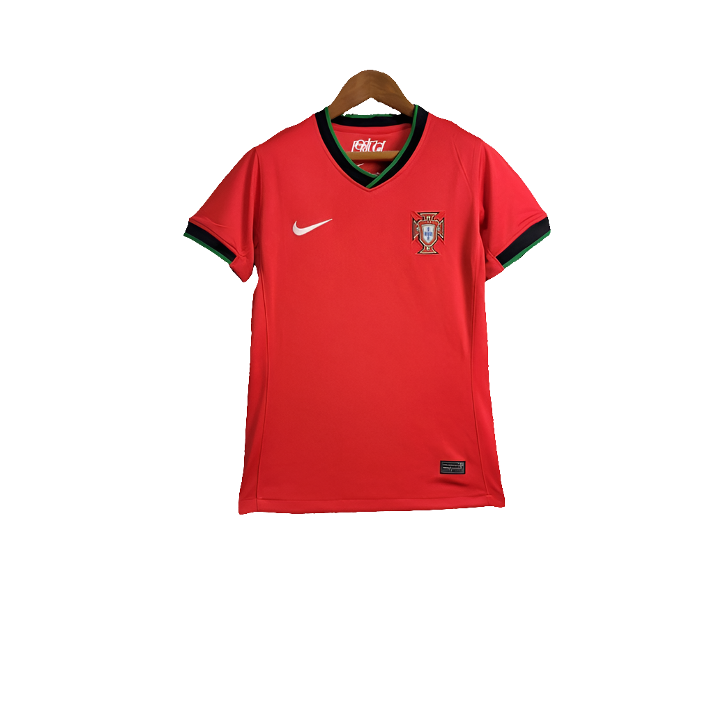 Camisa Seleção Portugal  2024/25 l Home - Feminina - Vermelha