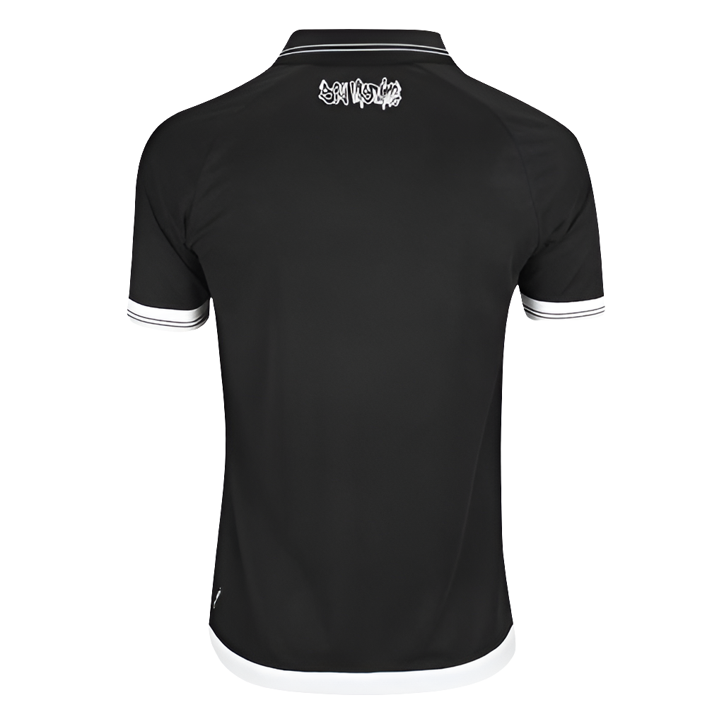 Camisa Vasco I 25/26 s/n Jogador Kappa Masculino - Preto+Branco