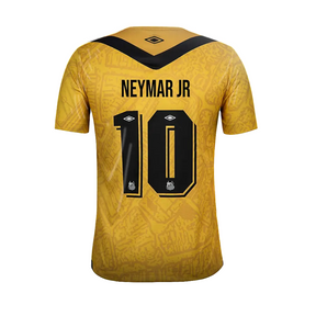 Camisa do Peixe Third 2024/25 Torcedor - Personalizada [Neymar 10] Masculina - Amarela