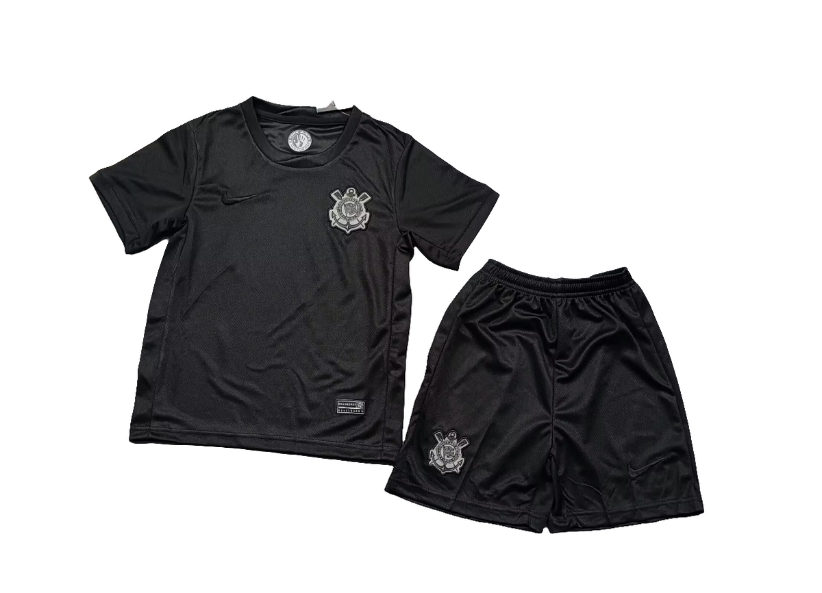 Kit Infantil Corinthians II 24/25 - Nike - Preta