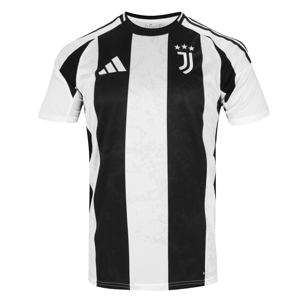 Camisa Juventus Home 24/25 s/n° Torcedor Adidas Masculina - Branco+Preto