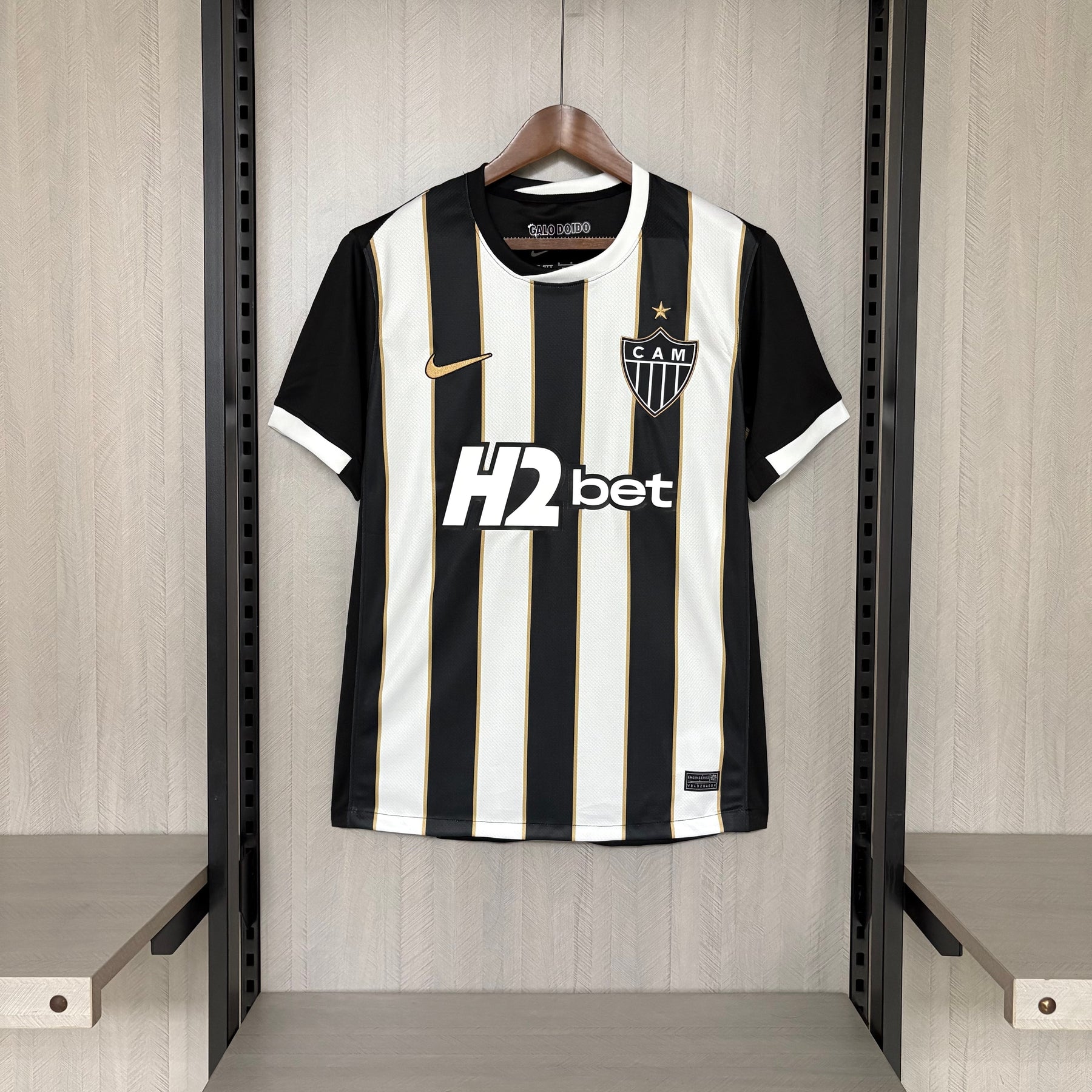Camisa Atlético Mineiro I 2026/27 Torcedor Adidas Masculina - Preto e Branco