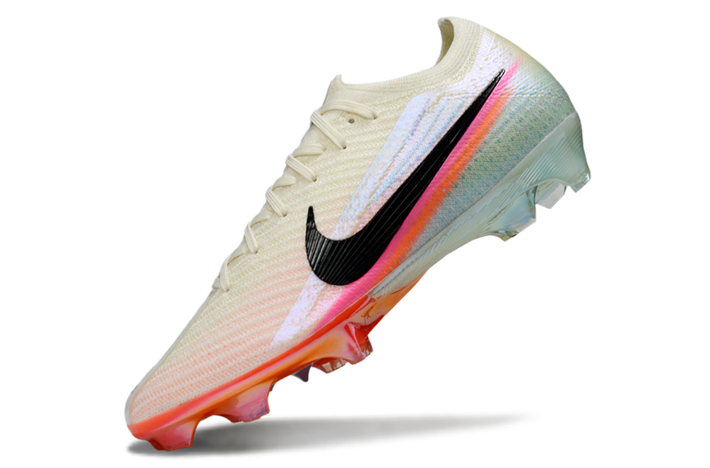 Chuteira Campo NIKE Air Zoom Mercurial Vapor 16 Elite FG Sam Kerr Creme - Laranja