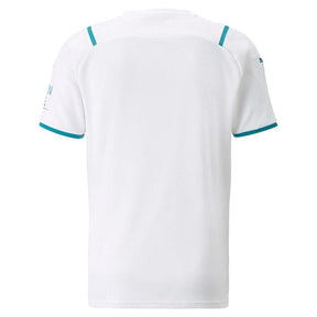 Camisa Manchester City Away 21/22 s/n° Torcedor Puma Masculina - Branco+Azul