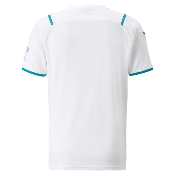 Camisa Manchester City Away 21/22 s/n° Torcedor Puma Masculina - Branco+Azul