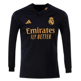 Camisa Real Madrid 2023/24 III Manga Longa Preta Adidas