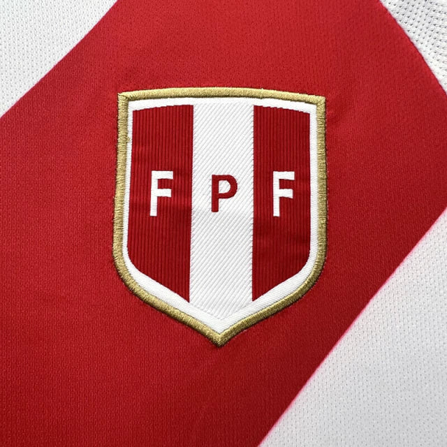 Camisa Seleção Peru I 2024 Adidas Masculina - Branca