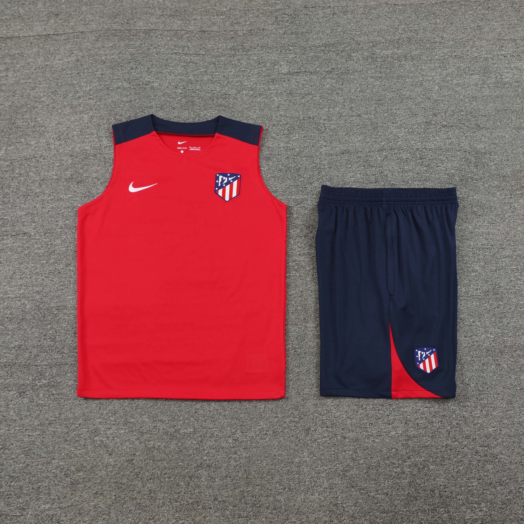 Kit Treino Atlético de Madrid 2024/25 Nike - Vermelho