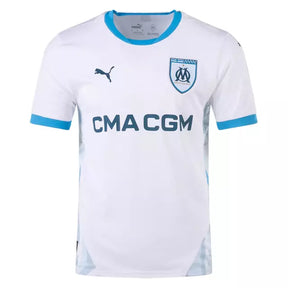 Camisa Olympique de Marseille I 2024/25 Torcedor Masculina - Branca