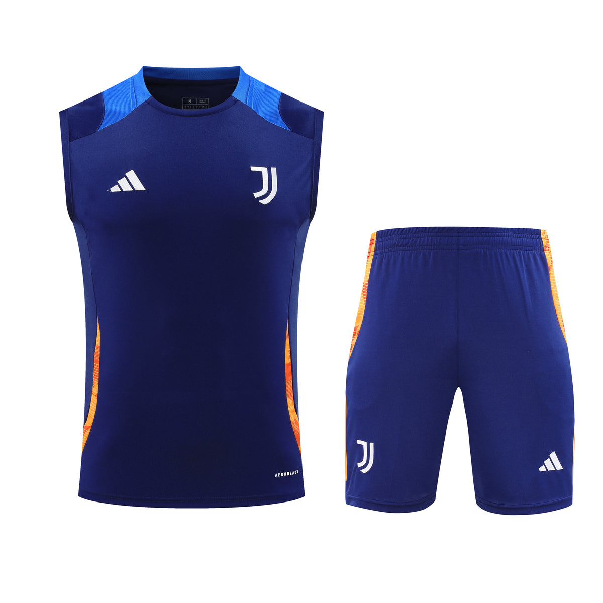 Kit de Treino Juventus 24/25 Azul e Laranja