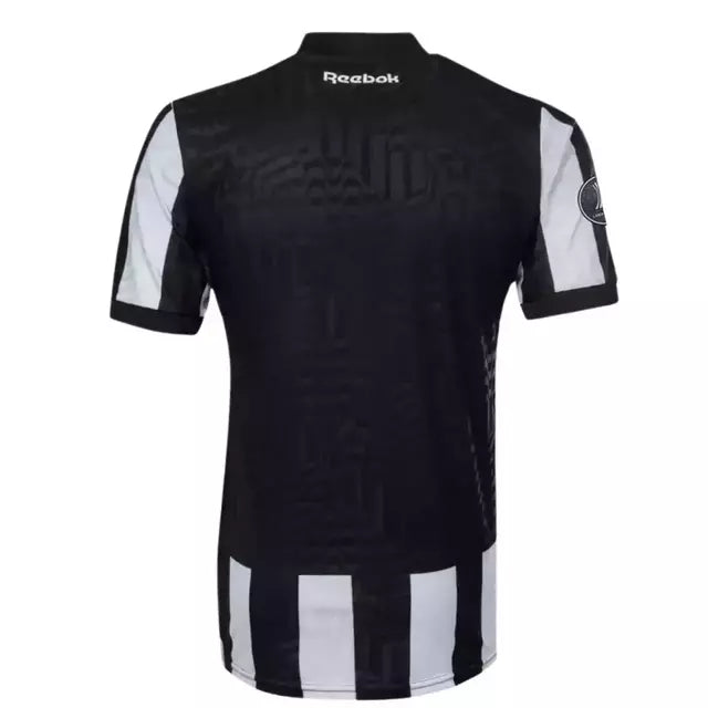 Camisa Botafogo I 23/24 s/n° Torcedor Reebok Masculina - Preto+Branco