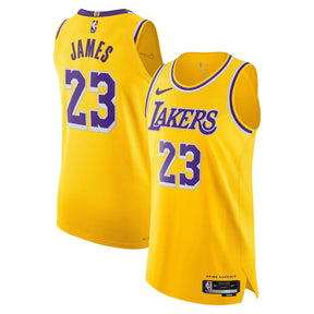 Regata NBA Los Angeles Lakers Nike 2022/23- Amarela - Icon Edition - Masculina