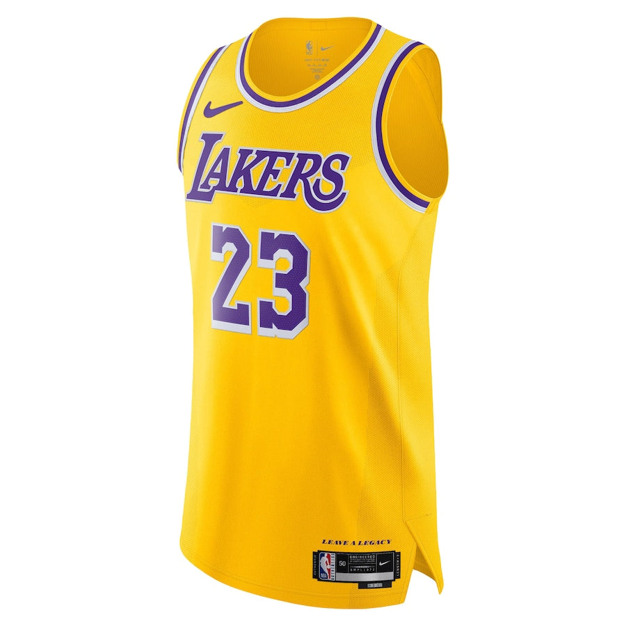 Regata NBA Los Angeles Lakers Nike 2022/23- Amarela - Icon Edition - Masculina