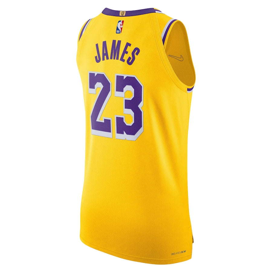 Regata NBA Los Angeles Lakers Nike 2022/23- Amarela - Icon Edition - Masculina