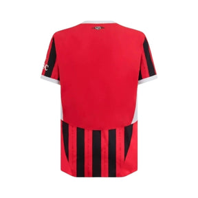 Camisa Milan I 24/25 Puma Torcedor Masculina Vermelha Listrada