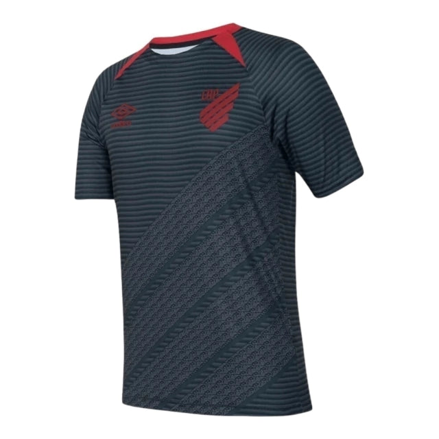 Camisa Masculina Athletico Paranaense Aquecimento 2024 Grafite