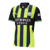 Camisa Manchester City II 24/25 - Torcedor Puma Masculina - Preta e amarela com detalhes em azul