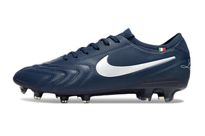 Chuteira Nike Tiempo Legend X Elite LUXE FG - Azul Escuro