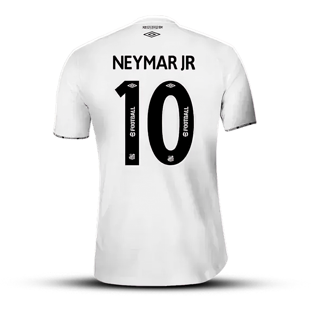 Camisa do Peixe Home 2024/25 Torcedor - Personalizada [Neymar 10] Masculina - Branca