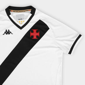 Camisa Vasco II 25/26 s/n Jogador Kappa Feminina - Branco+Preto