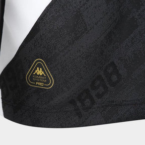 Camisa Vasco I 25/26 s/n Torcedor Kappa Feminino - Preto+Branco