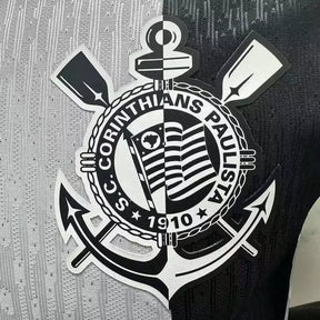 Camisa Corinthians III 24/25 s/n° Jogador Nike Masculina - Branco+Preto