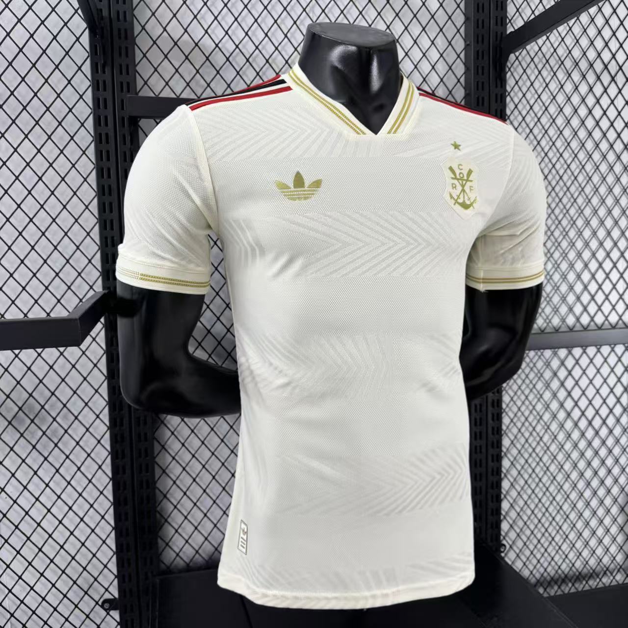 Camisa Flamengo III 25/26 Jogador Adidas Masculina - Off White