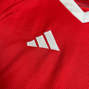 Kit Internacional Infantil 25/26 Adidas - Vermelho+Branco