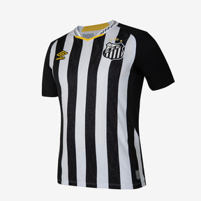 Camisa Santos II 25/26 Neymar N° 10 Torcedor Umbro Masculina - Preto+Branco