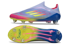 Chuteira adidas F50 Elite Laceless SG - Travas Mista - Rosa