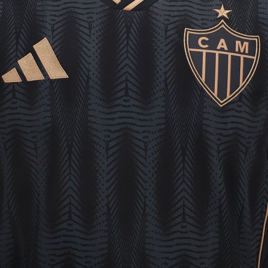 Camisa Atlético Mineiro III 25/26 s/n Torcedor Adidas Masculina - Preto