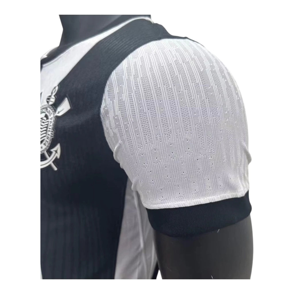 Camisa Corinthians III 24/25 s/n° Jogador Nike Masculina - Branco+Preto
