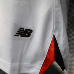 Camisa São Paulo 25/26 Home Versão jogador - New Balance Masculina - Braco + Vermelho