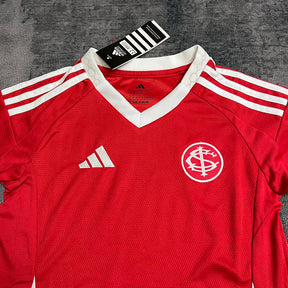 Kit Internacional Infantil 25/26 Adidas - Vermelho+Branco