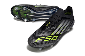 Chuteira Campo ADIDAS F50 Elite LL SG Electric Stealth - Trava Mista