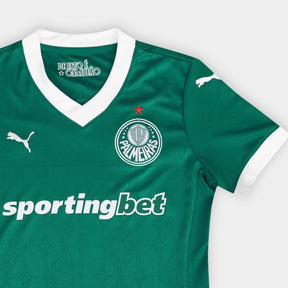 Camisa Palmeiras I 25/26 s/n Torcedor Puma Feminina - Verde