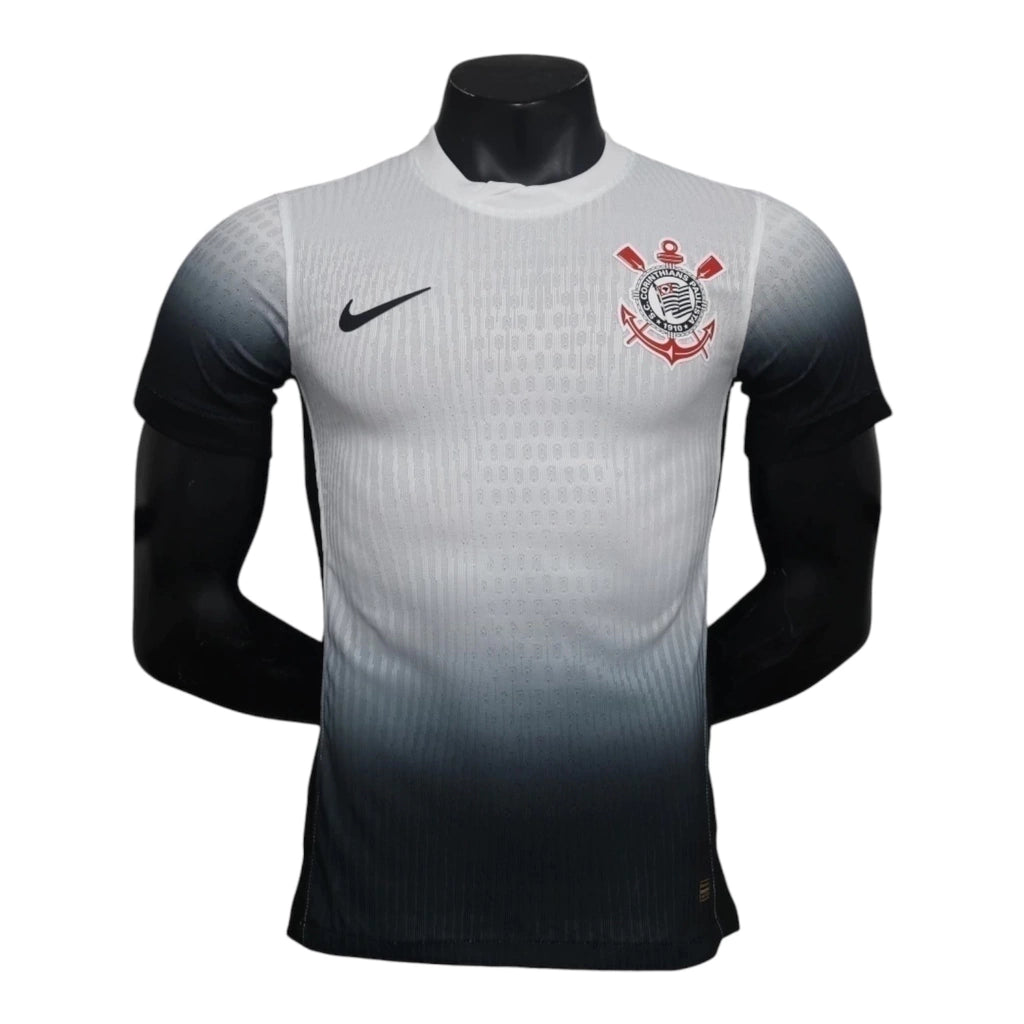 Camisa Corinthians I 24/25 s/n° Jogador Nike Masculina - Branco+Preto