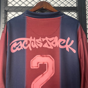 Camisa Retrô Barcelona 2004/05 x Travis Scott - Edição Especial 2025