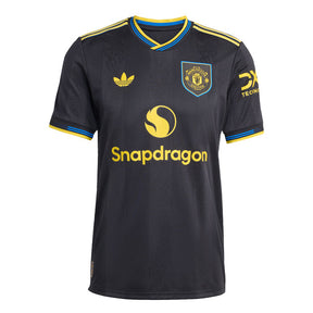 Camisa Home Manchester United lll 25/26 Torcedor Adidas Masculina - Preto