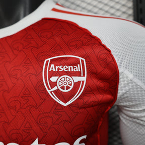 Camisa Arsenal 2025/26 Manga Longa - Versão jogador - Masculina