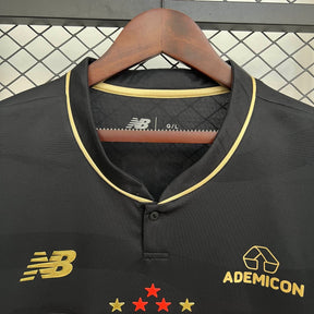 Camisa São Paulo III 25/26 s/n° Torcedor Comemorativa New Balance Masculina - Preto+Vermelho