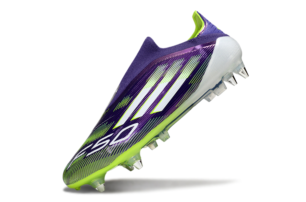 Chuteira adidas F50 Elite Laceless SG - Travas Mista - Roxo