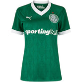 Camisa Palmeiras I 25/26 s/n Torcedor Puma Feminina - Verde