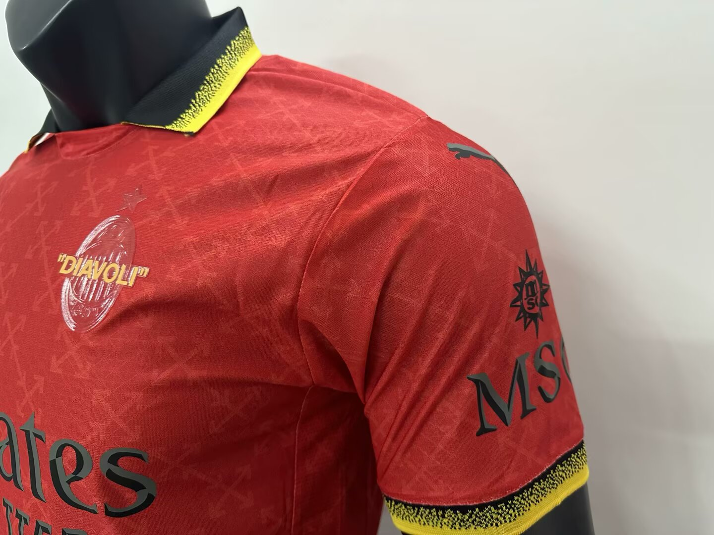 Camisa AC MILAN x OFF-WHITE™ 2024/25 - versão jogador - Masculina