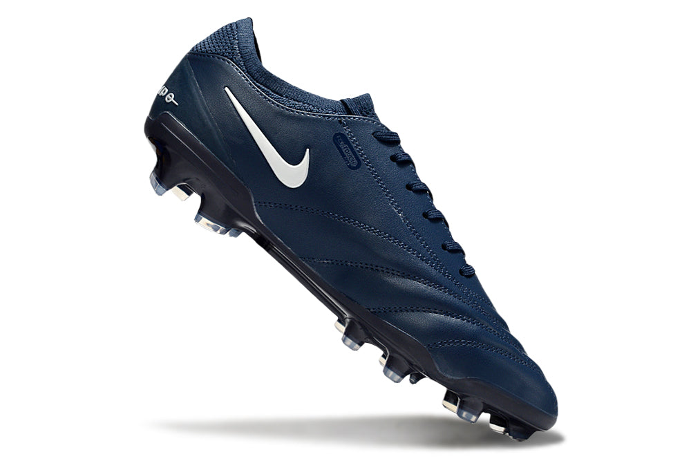 Chuteira Nike Tiempo Legend X Elite LUXE FG - Azul Escuro