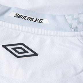 Camisa Santos I 25/26 Neymar N° 10 Torcedor Umbro Masculina - Branco+Cinza