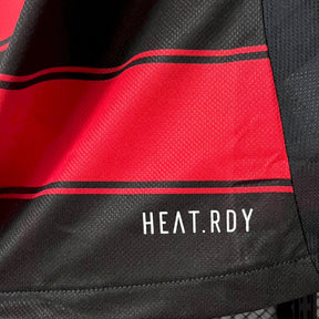 Camisa do Flamengo l 25/26 S/n° Versão jogador Adidas masculina - Preto e vermelho