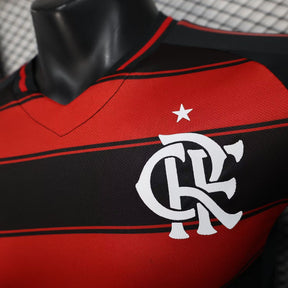 Camisa do Flamengo l 25/26 S/n° Versão jogador Adidas masculina - Preto e vermelho